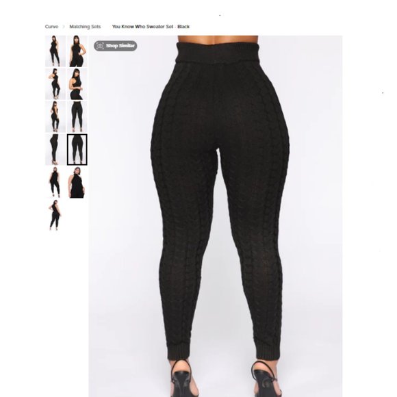 Fashion Nova You Know Who Sweater Set - Picture 11 of 16